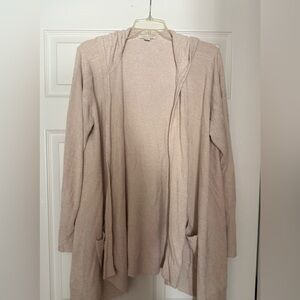 Barefoot Dreams CozyChic Ultra Lite Cardigan in Soft Beige